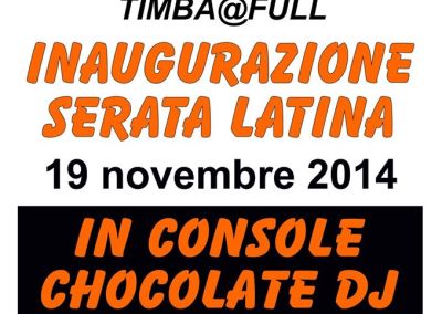 19/11/2014 – Inaugurazione serata Latina!