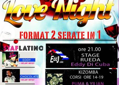 14 Febbraio – Tropicana Love Night