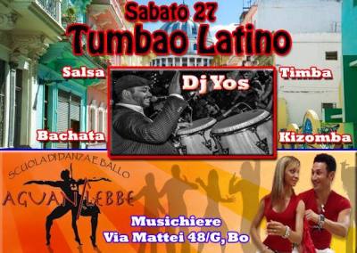 27 Febbraio – Serata Salsa Tumbao Latino
