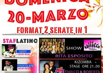 20 Marzo – Domenica Tropicana