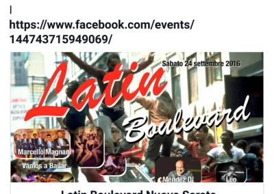 24 Settembre – Latin Boulevard